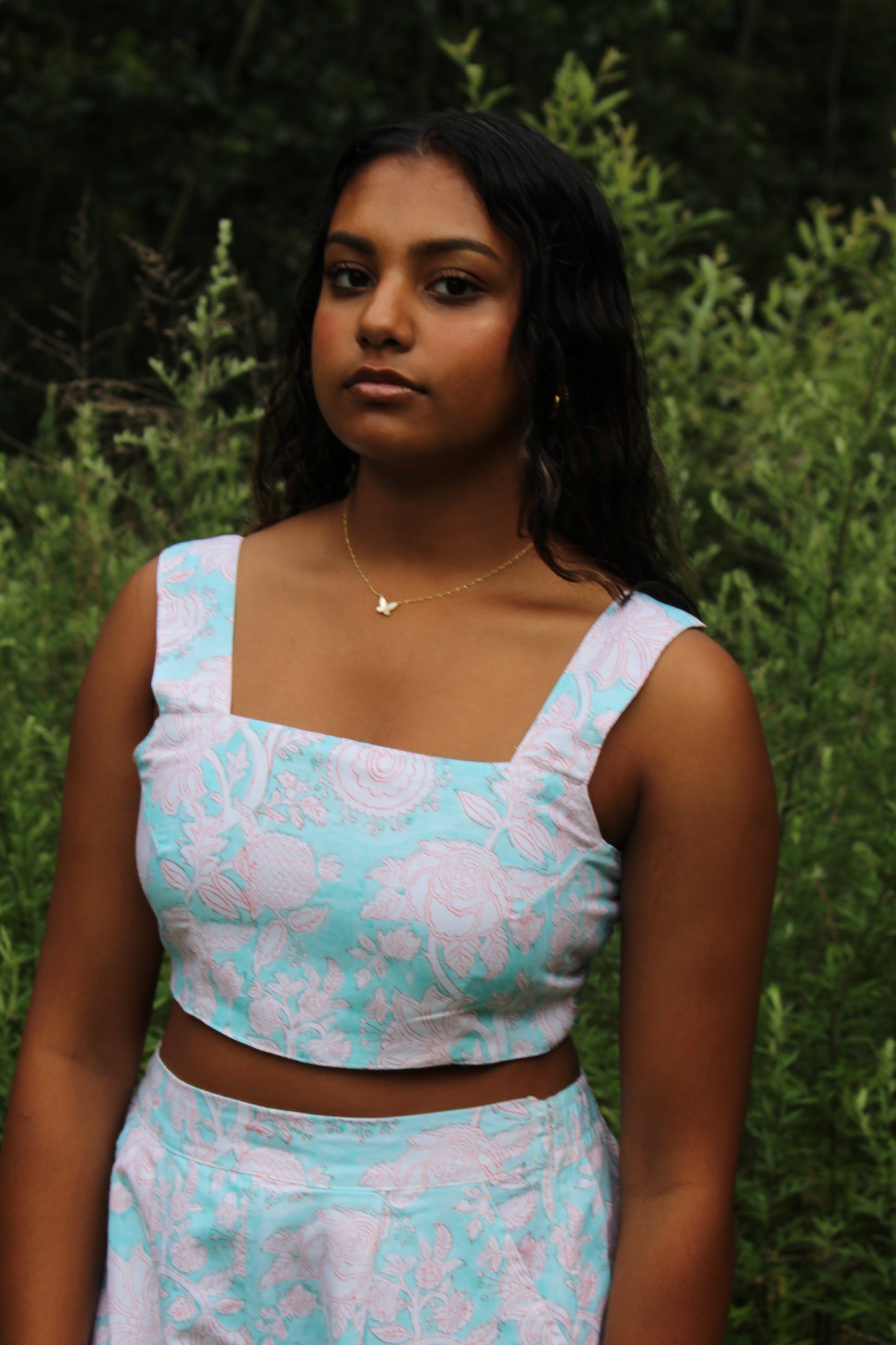 Aabh Reversible Crop Top