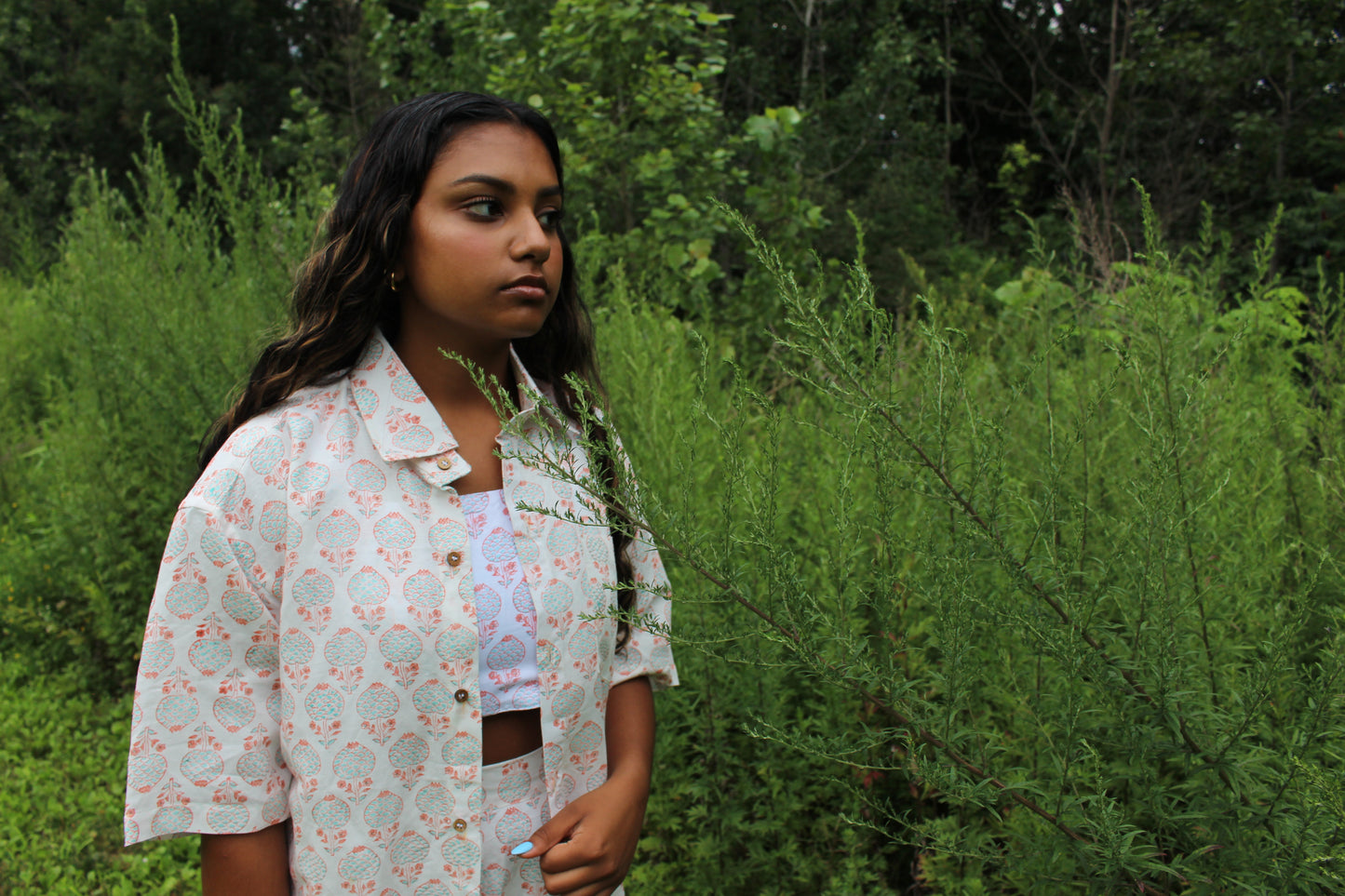 Aabh Reversible Crop Top